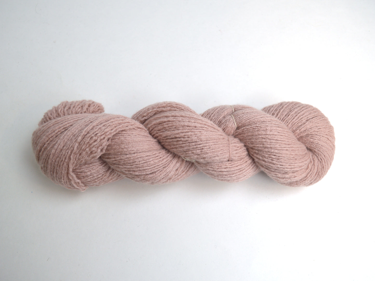Fingering Weight Recycled Cashmere Yarn in Calamine