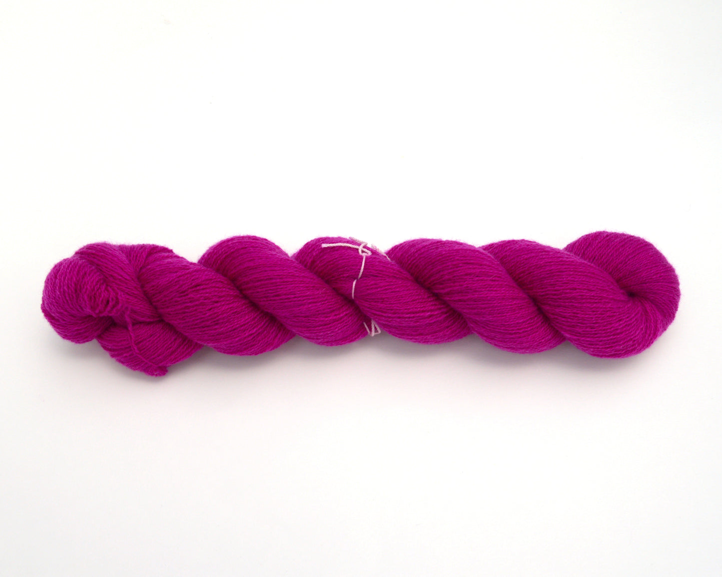 Lace Weight Recycled Cashmere Yarn in Fuchsia